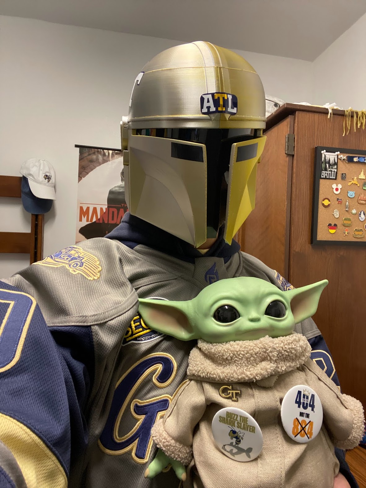 Georgia Tech Mandalorian helmet and armor