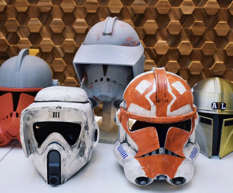 Collection of Finished Helmets